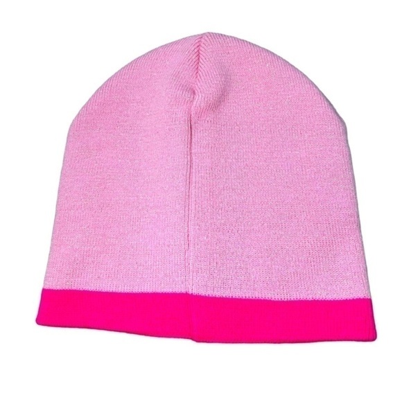 NWOT DISNEY PRINCESS 2-TONE PINK BEANIE HAT, KIDS OS - Picture 2 of 4
